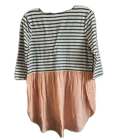 Umgee Black and Pink Striped Top - Picture 3 of 4